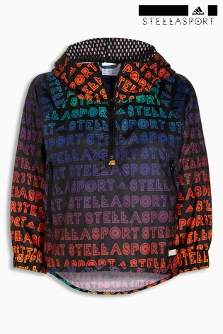Multi Adidas StellaSport All Over Print 1/2 Zip Jacket